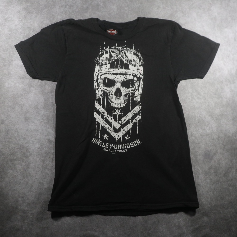 Harley-Davidson Skull Graphic T-Shirt White Mountain New Hampshire